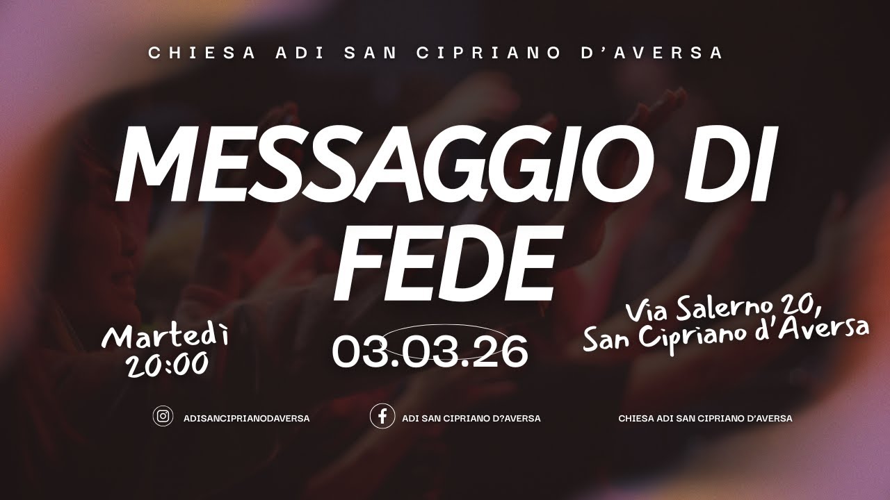 Daniele Di Iorio - Messaggio di Fede | 03 MARZO 2026