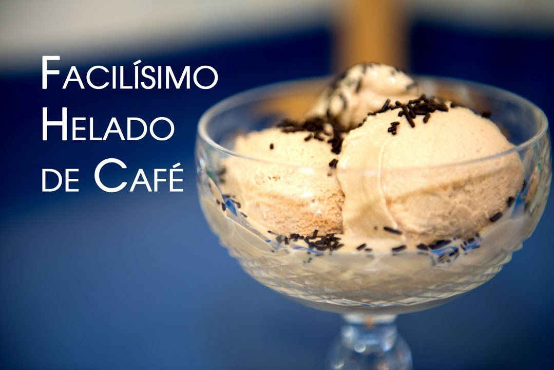 Helado de Cafe Sin Maquina, Sin Huevos y Sin Coccion