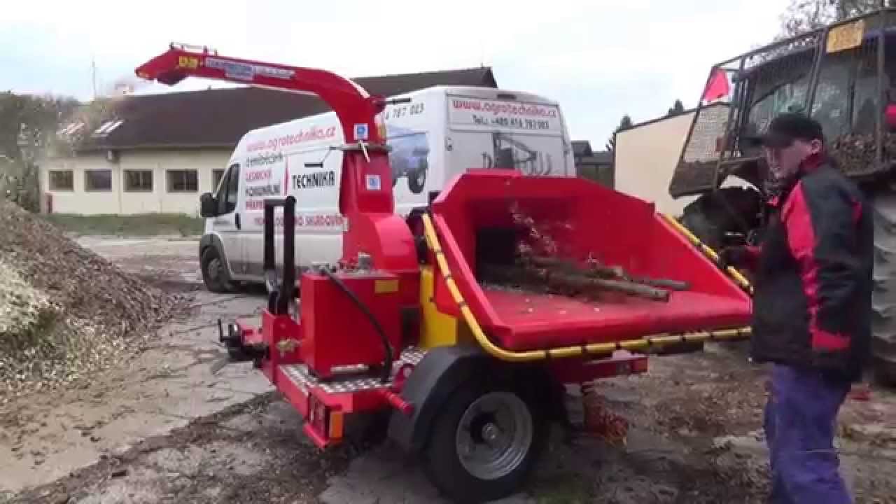 Rębak bębnowy Skorpion 350 do ciągnika 100 KM - Teknamotor