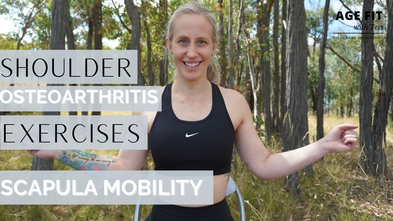 SHOULDER EXERCISES FOR OSTEOARTHRITIS || Part 3 Shoulder Osteoarthritis Series || Scapula Control