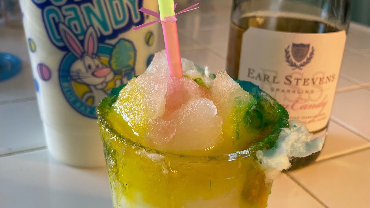 Earl Stevens Sparkling Cotton Candy Wine Slushie