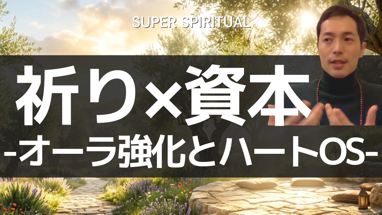 祈りでオーラは変わるのか？社会的共通資本としての祈り｜スーパースピリチュアル®︎🌈
