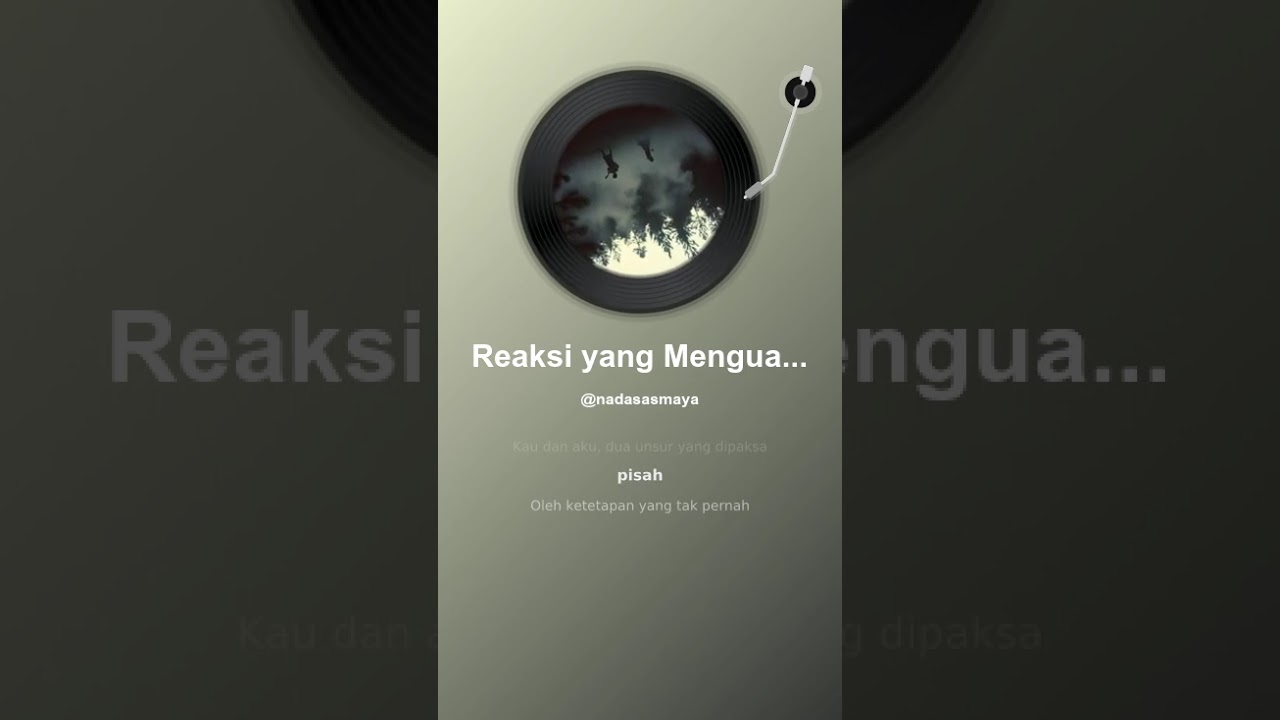 Reaksi Yang Menguap (Nostalgic v.)