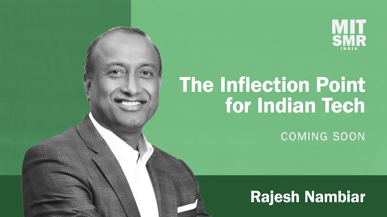 The Inflection Point for Indian Tech  |  Rajesh Nambiar