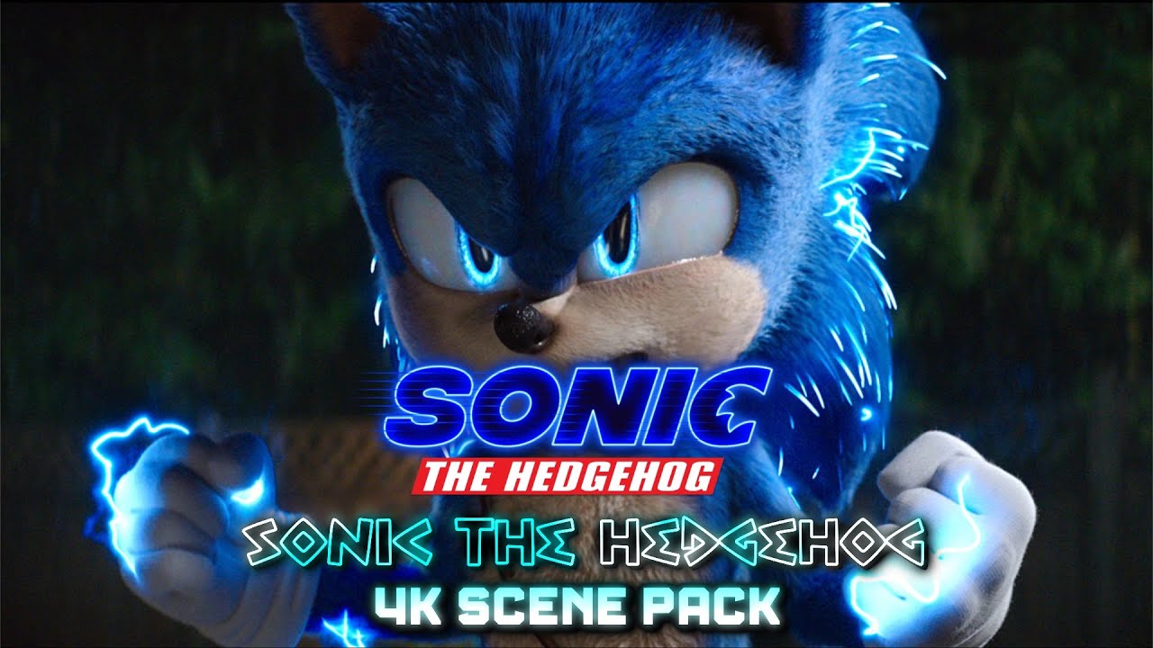 Sonic The Hedgehog • 4K ScenePack(Part 1). 