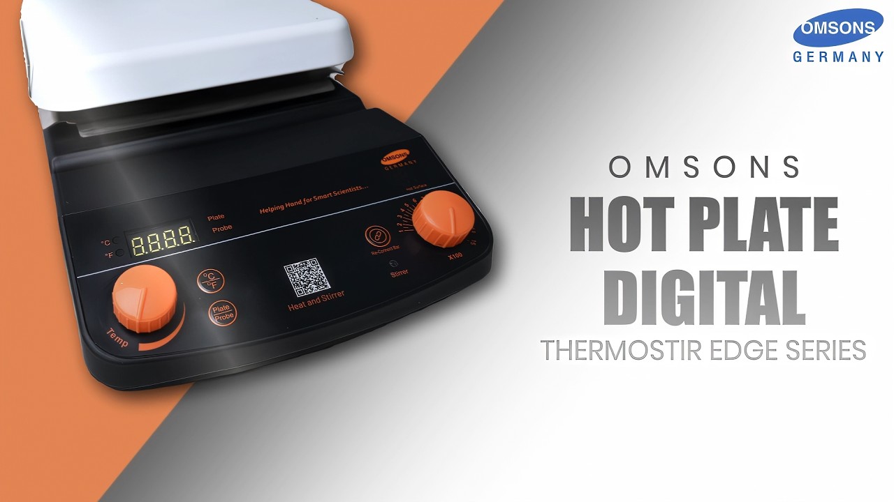 Experience Smart Heating Control ⚙️🔥Omsons Digital Hotplate delivers stable temperature performance.