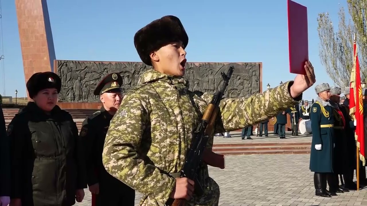 Ата-Бейитте Улуттук гвардиянын аскерлери ант беришти  02.11.2024