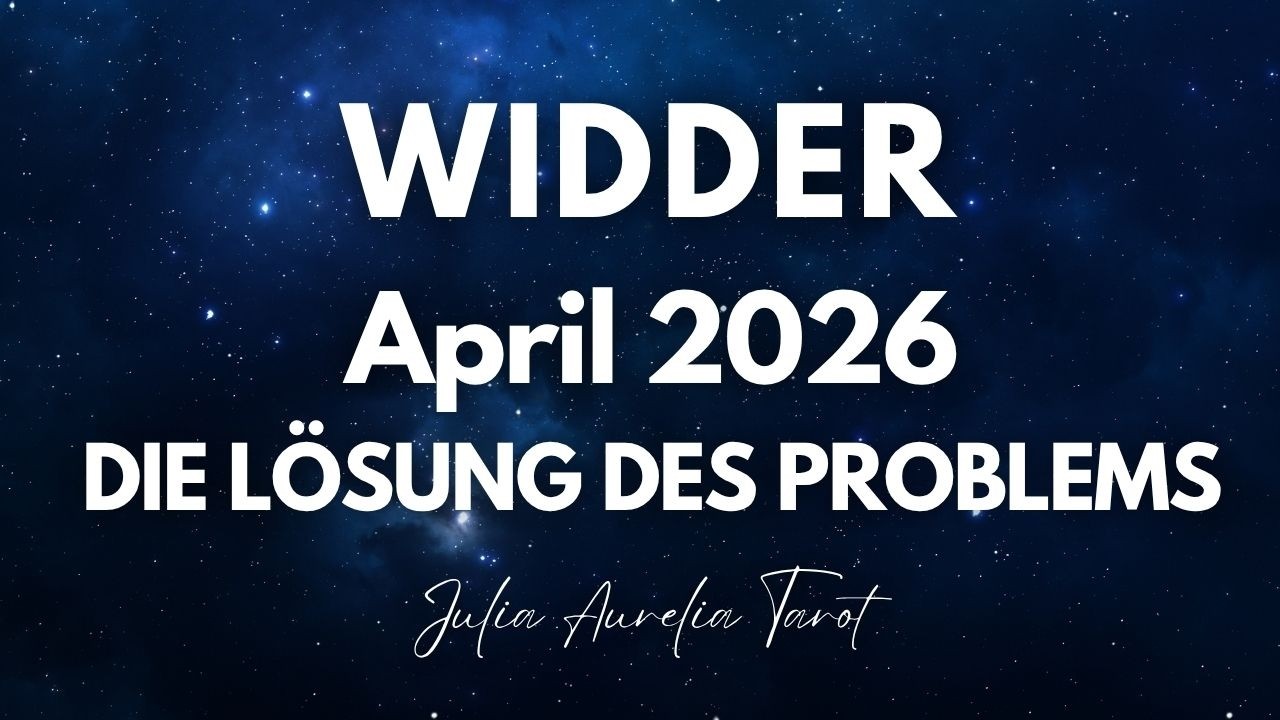 Widder April 2026 | Tarot Kartenlegung Monatsenergien