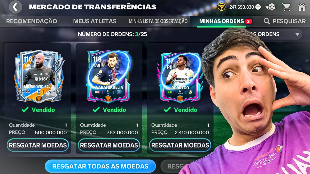 Vendi todo mundo e REFORMULEI MEU TIME