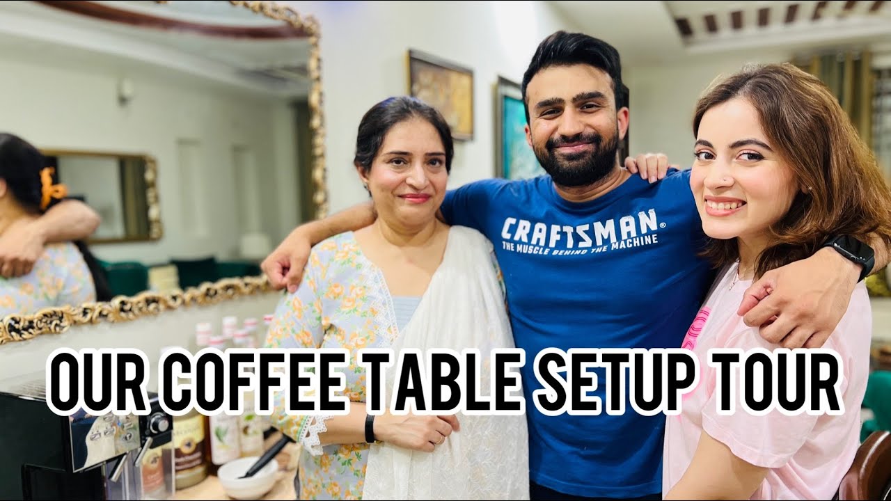 OUR COFFEE TABLE SETUP TOUR | VLOG 112