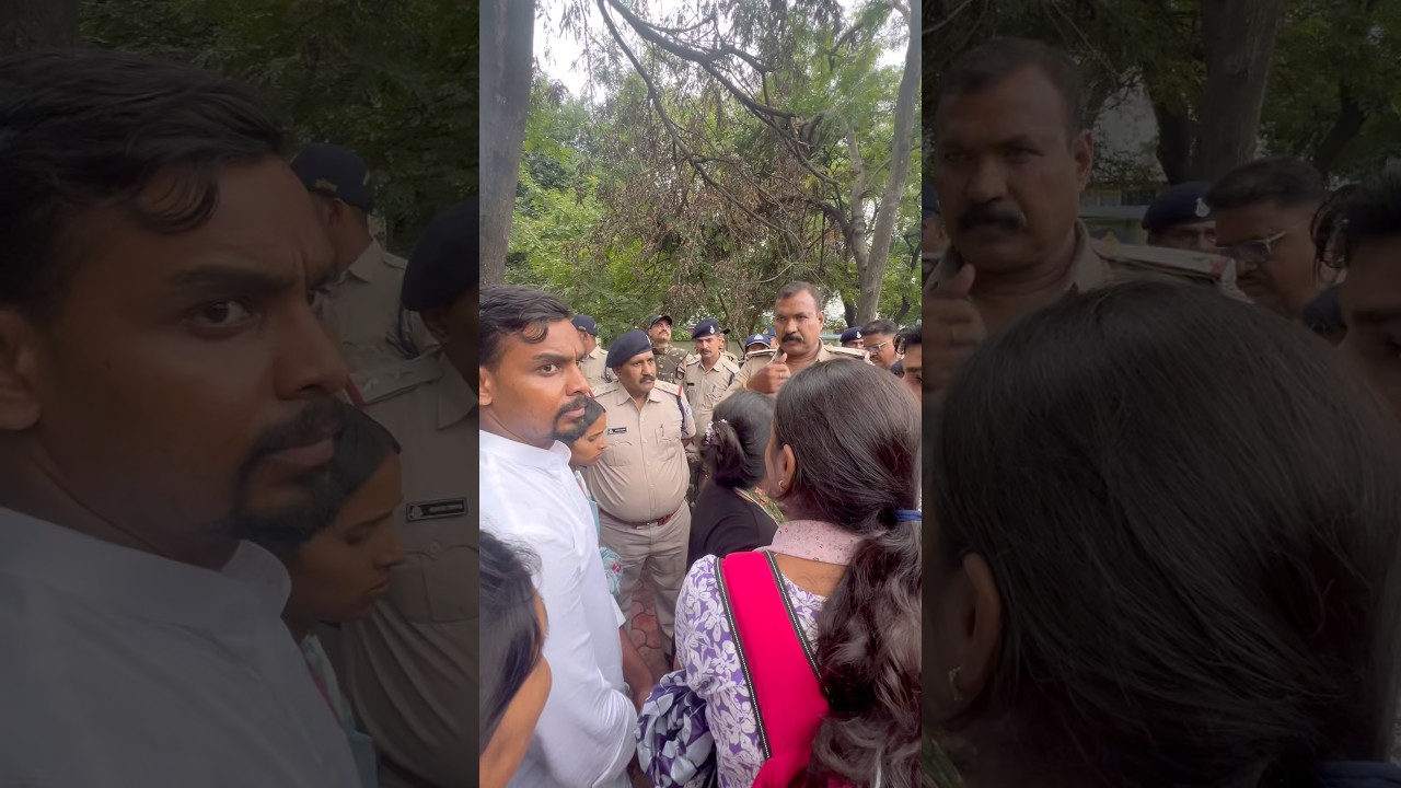 Cm house gherav #protest #amansinghchouhan