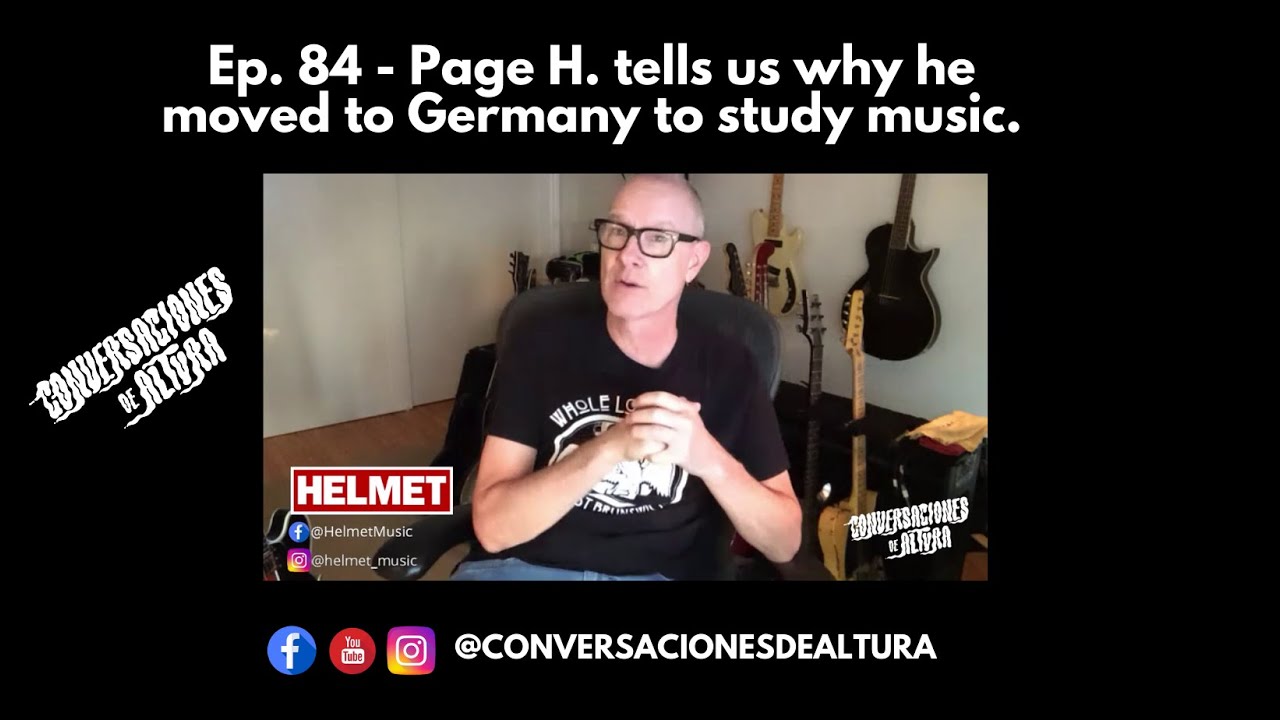 Page Hamilton tells us why he moved to Germany for music school in the 70´s.