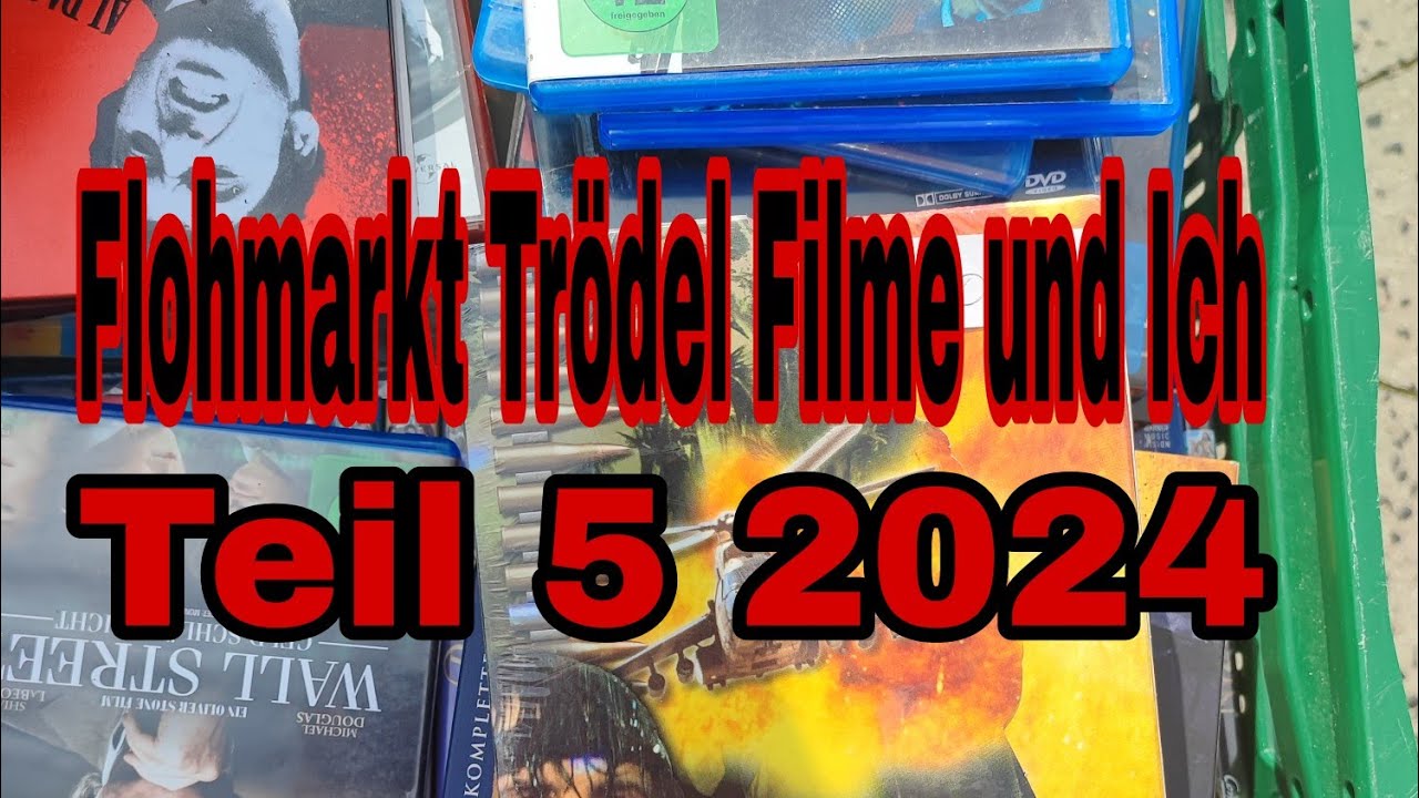 Flohmarkt Trödel Filme und Ich Teil 5 😲👍💥 2024!!! das ist Wahnsinn 🤯