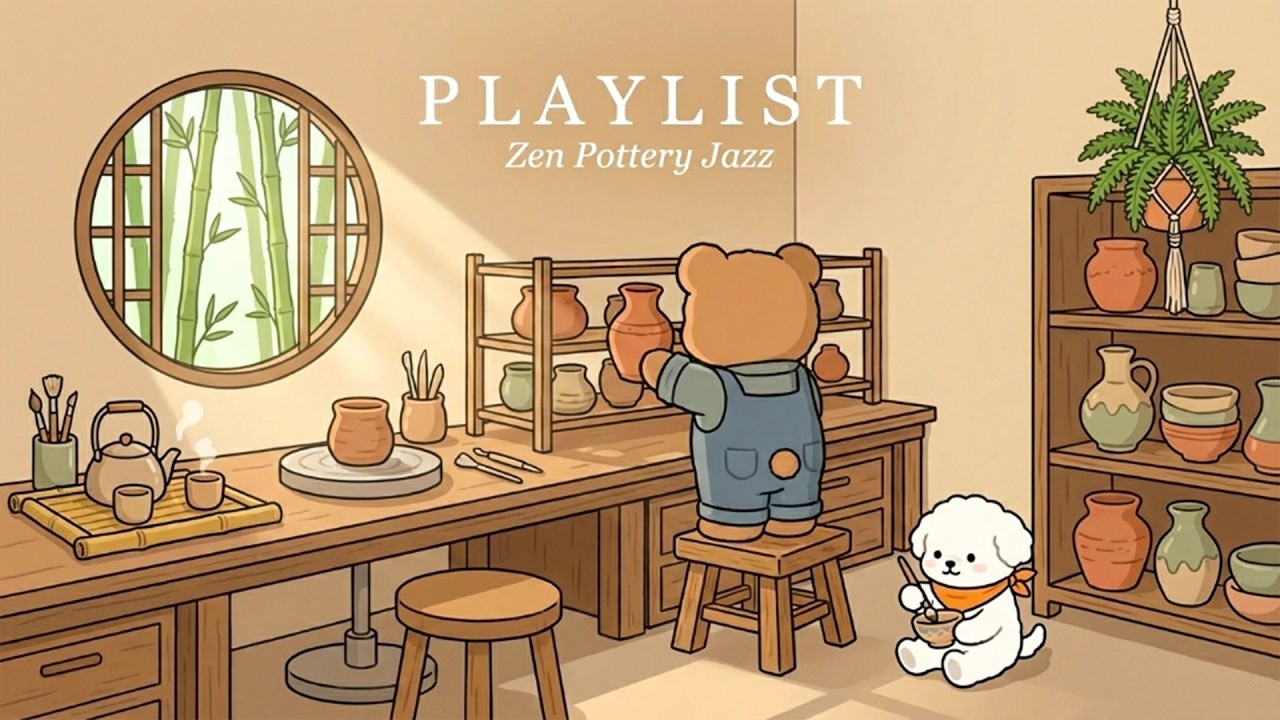 [Playlist] 꽃향기 가득한 나른한 오후🌸 따뜻한 플라워 티타임🍵Afternoon Flower Tea Jazz🎹 Cozy Flower Shop BGM☕공부 집중 힐링 배경음악