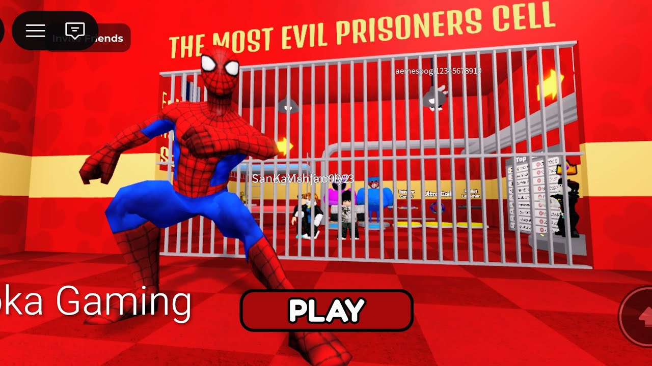 SPIDERMAN'S PRISON RUN (OBBY)@Gojo_Master-b4w 