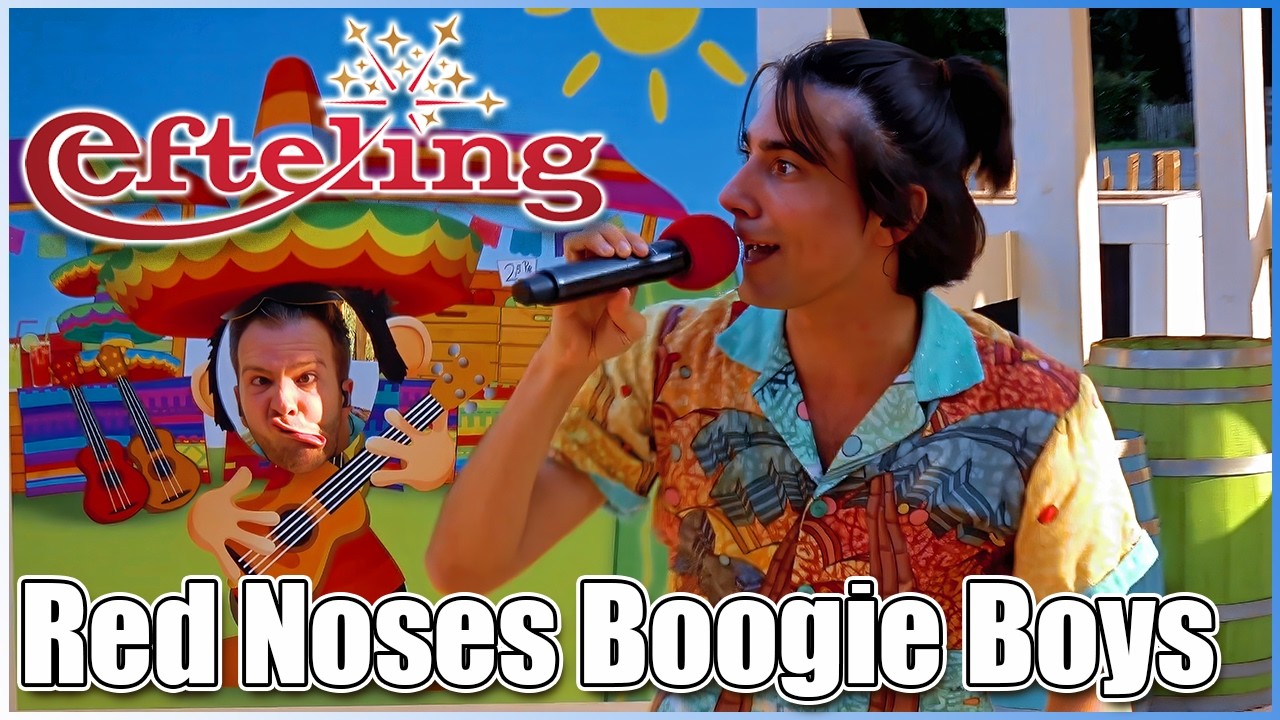🌞The Red Noses Boogie Boys Show🎶Zomer Efteling 2025✨Zomerstrand Summer Beach⛱️Parkshow