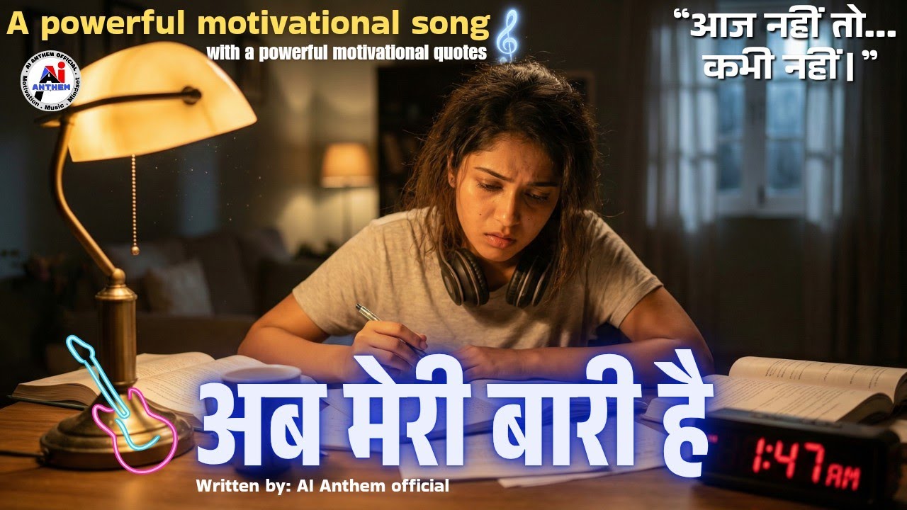 अब मेरी बारी है 🔥 Hard Work Motivation Song | Never Give Up | Student Motivation 2025