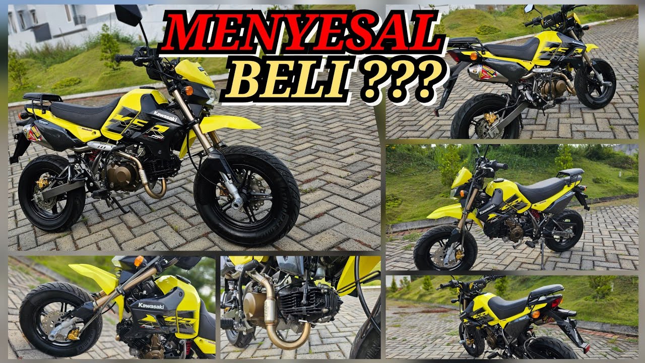 Mini Super Moto Sepeda Motor Kecil yang menggemaskan Kawasaki KSR Pro review Atmajaya Motor