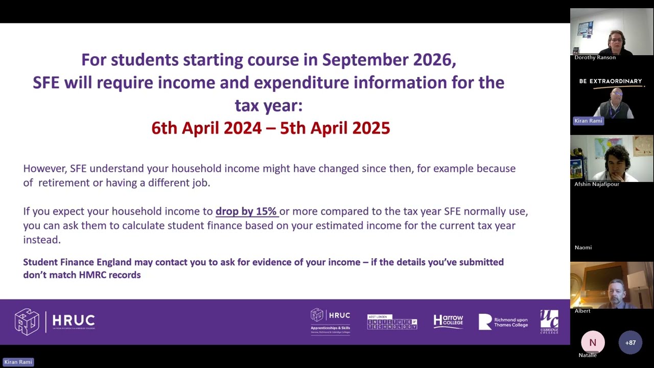Funding Higher Education 2026/2027 - A guide for parents/guardians and students