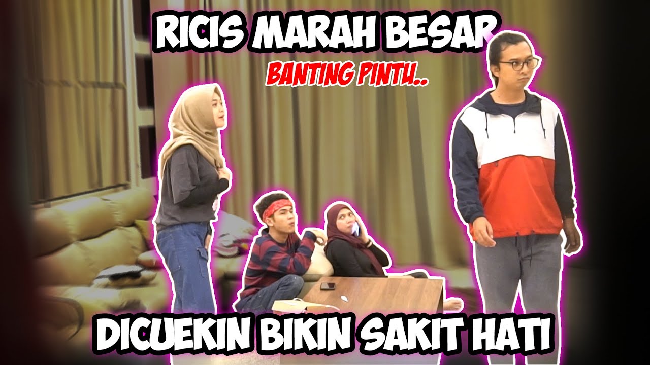 RICIS MARAH BESAR DICUEKIN SEMUA TIM RICIS.. Banting Pintu!!!