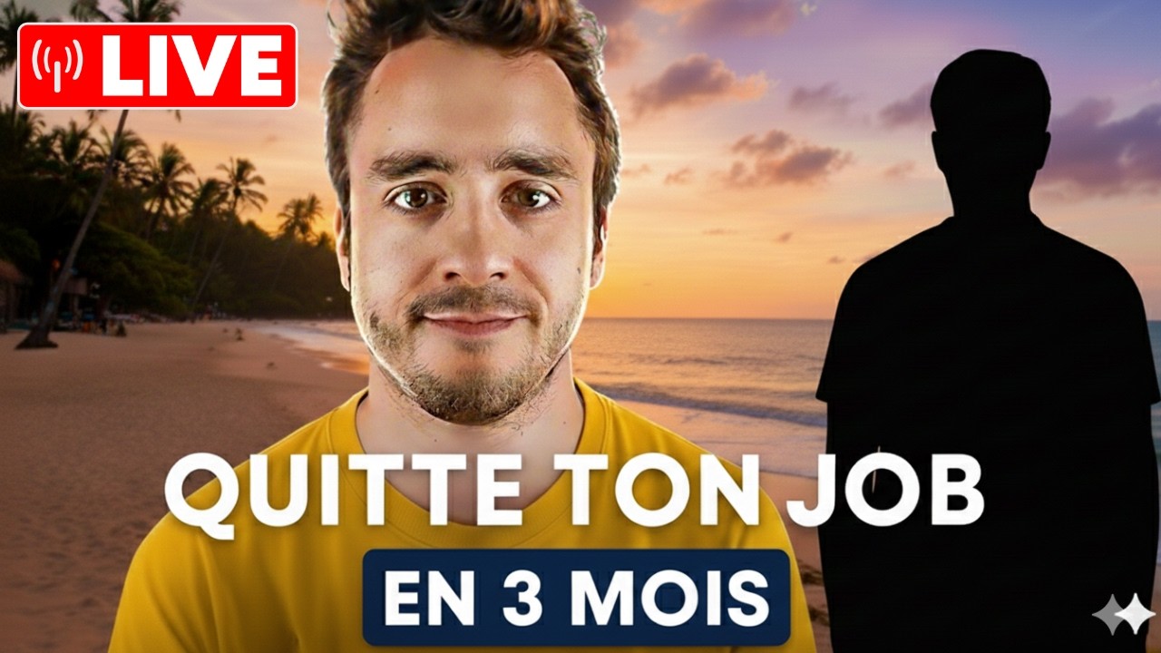 🔴 Il a donné 9000 cours en ligne — Comment quitter ton job ? (LIVE)