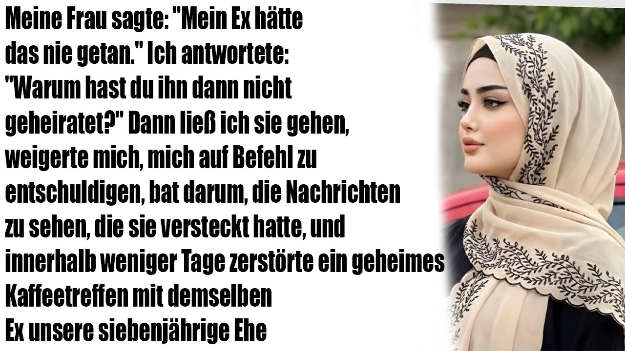 Meine Frau verglich mich mit ihrem Ex – Meine Antwort brachte alles zum Einsturz