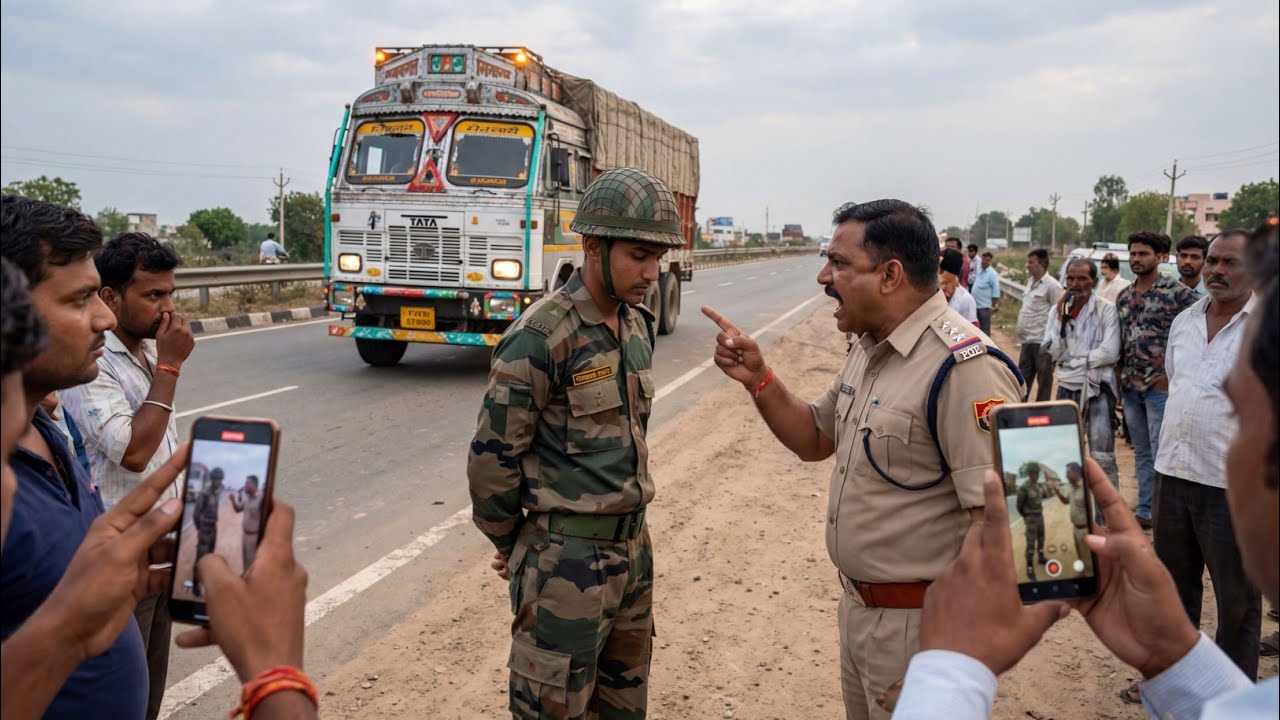 “बीच हाईवे पर जब फौजी और दरोगा आमने-सामने हुए,एक चेकिंग ने पूरे सिस्टम में भूचाल ला दिया”