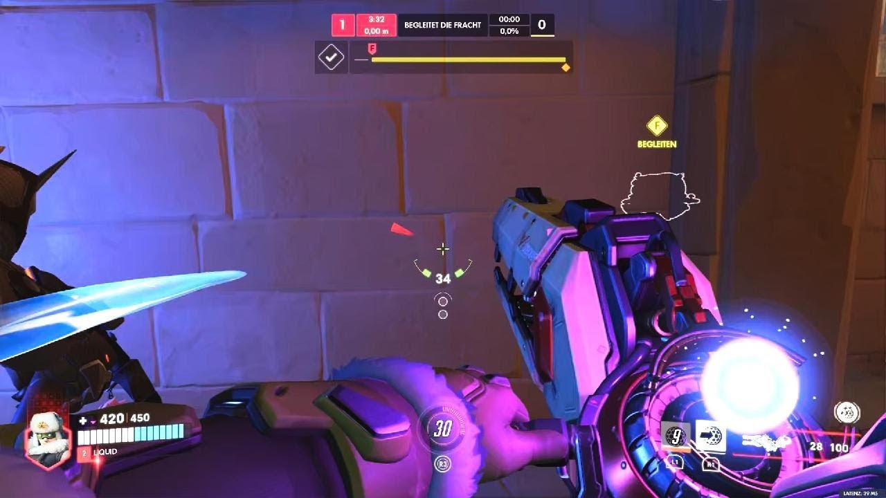 Overwatch 6v6 Zarya Reinhardt on Kings Row