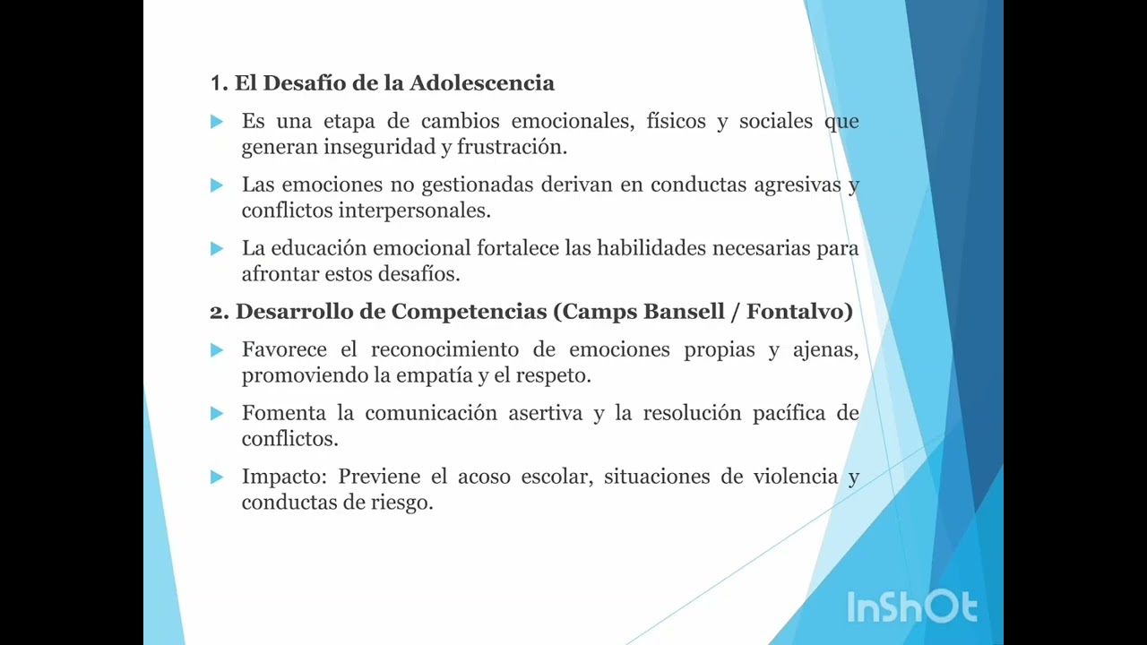 La Educación emocional como pilar de la convivencia escolar