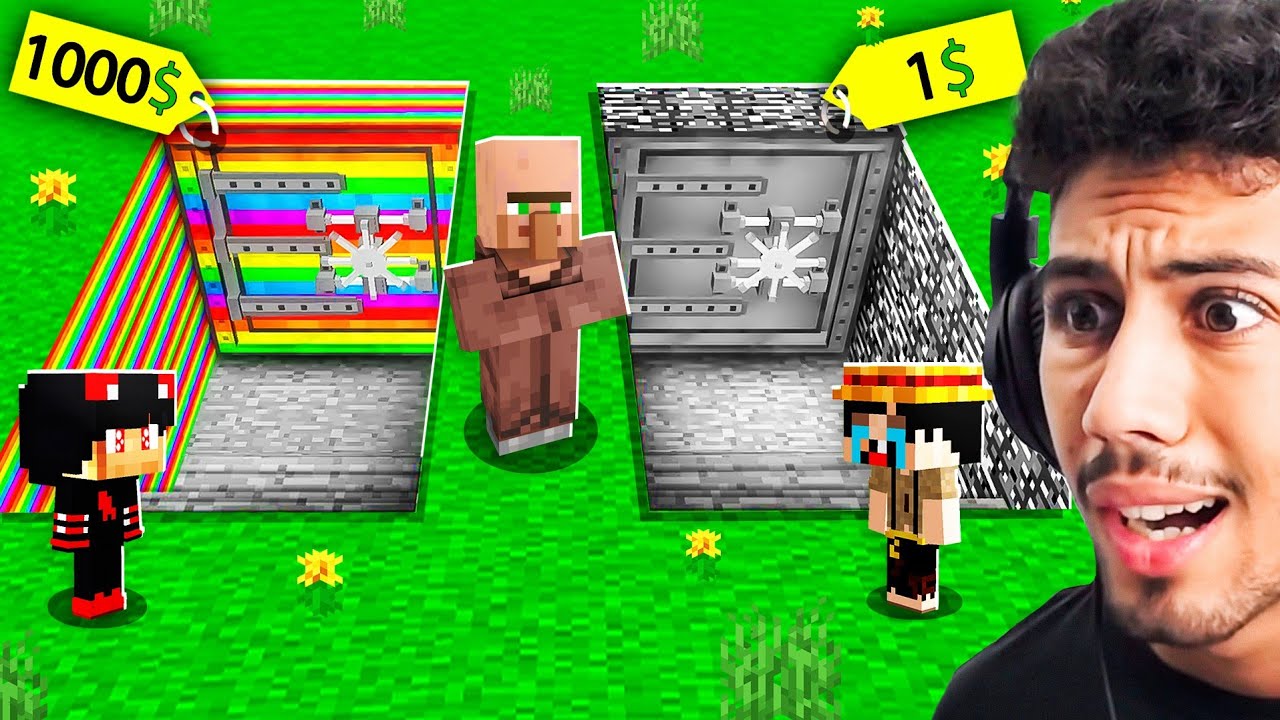 اكتشفنا مستودعات خزائن للقرويين في قرية ماين كرافت !!؟