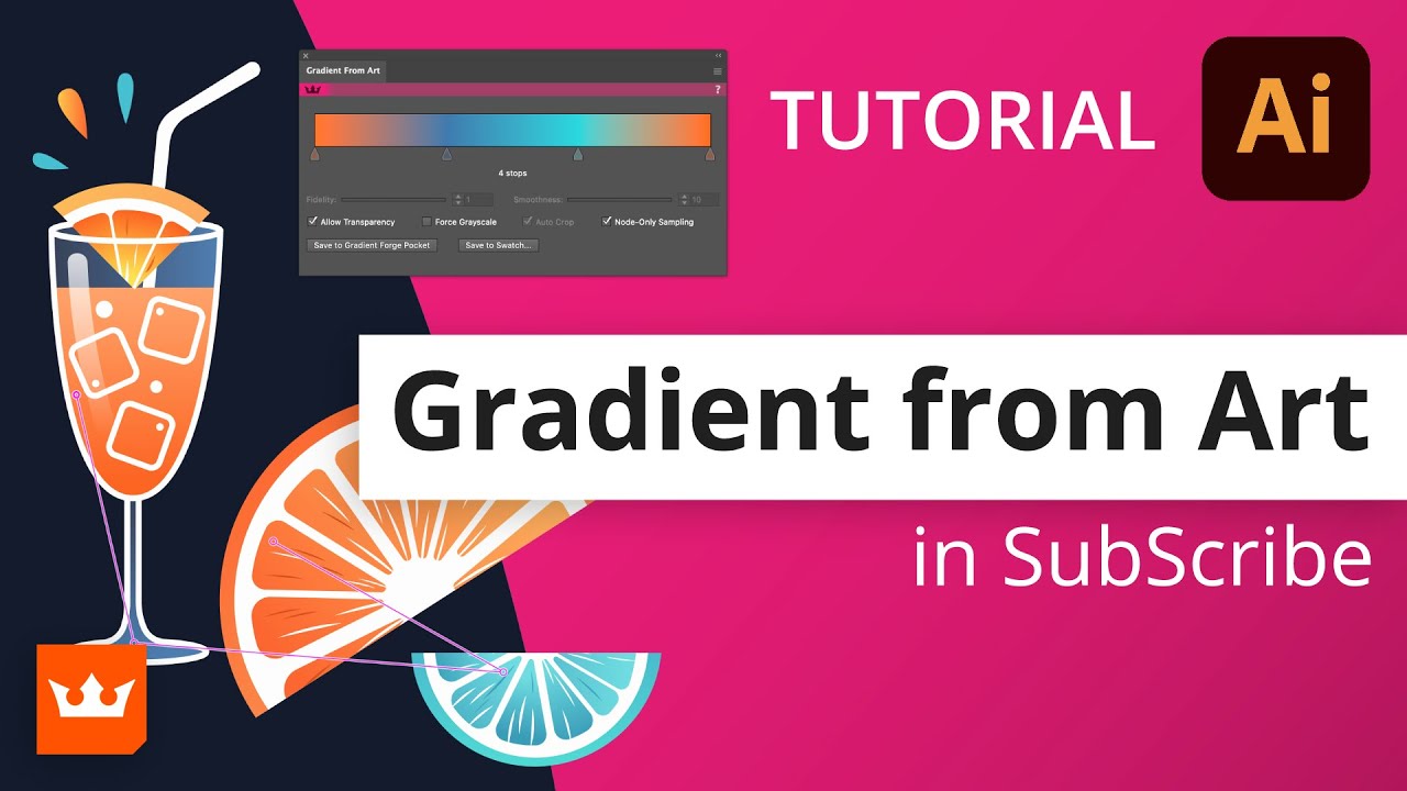 How to get started with the Gradient from Art tool and Panel from Astute Graphics