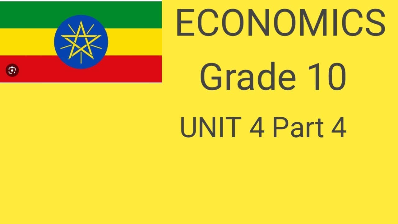 Economics Grade 10 Unit 4 Part 4 : Oligopoly market structure