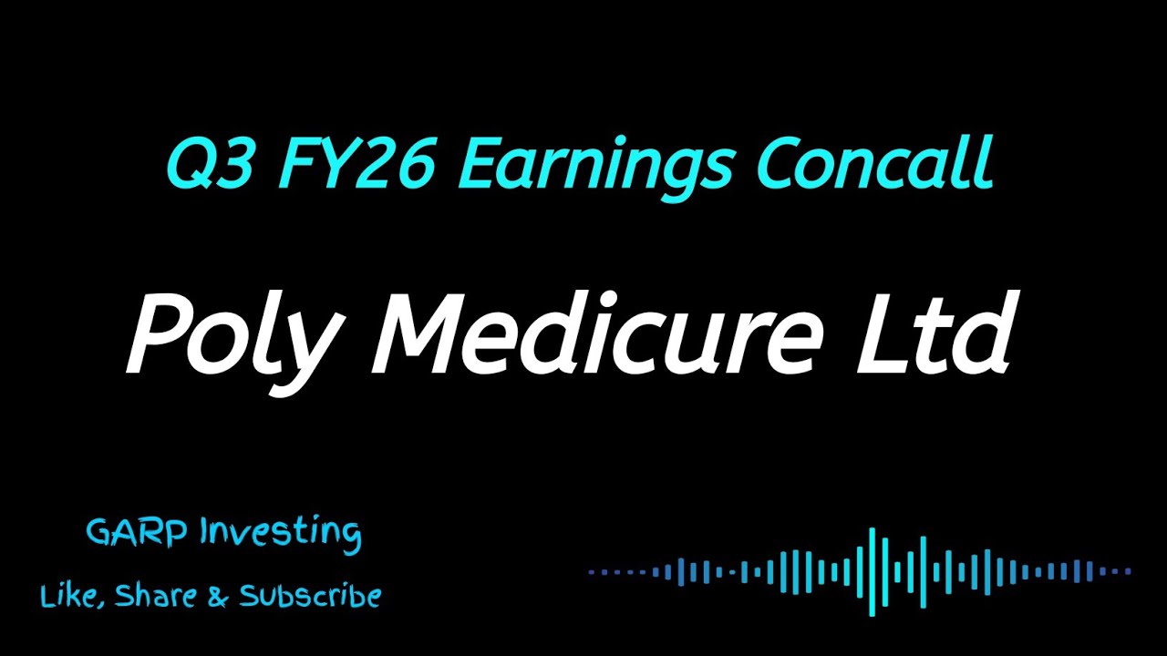 Poly Medicure Concall Q3 FY26 Earnings | Poly Medicure Conference Call 