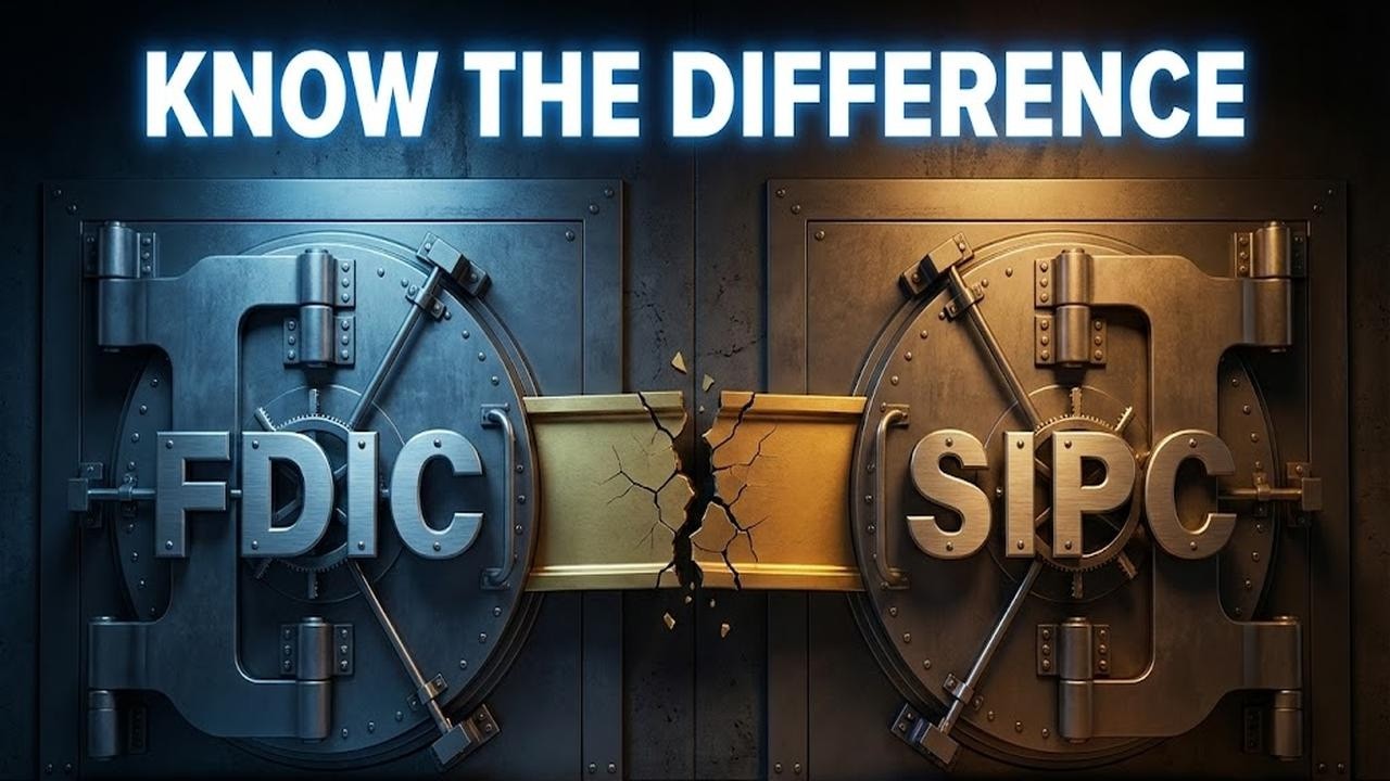 FDIC vs. SIPC: The $250,000 Mistake Most Investors Make