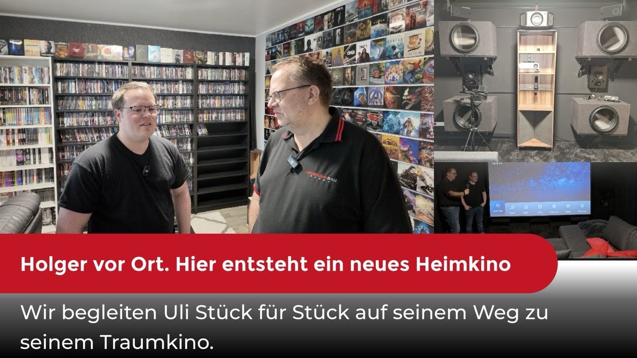 Wir begleiten Uli Stück für Stück auf seinem Weg zu seinem Traumkino. Phase 1&2 ist jetzt fertig.