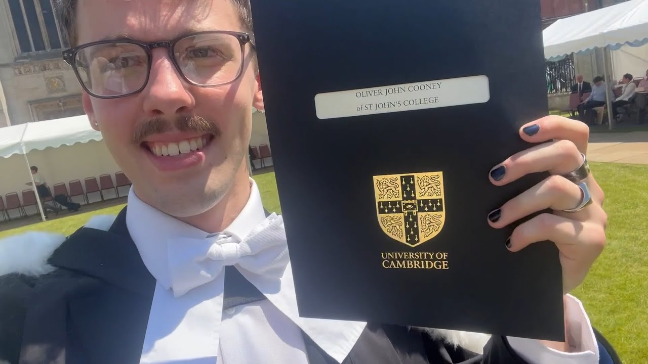 Graduate from Cambridge University with Oliver