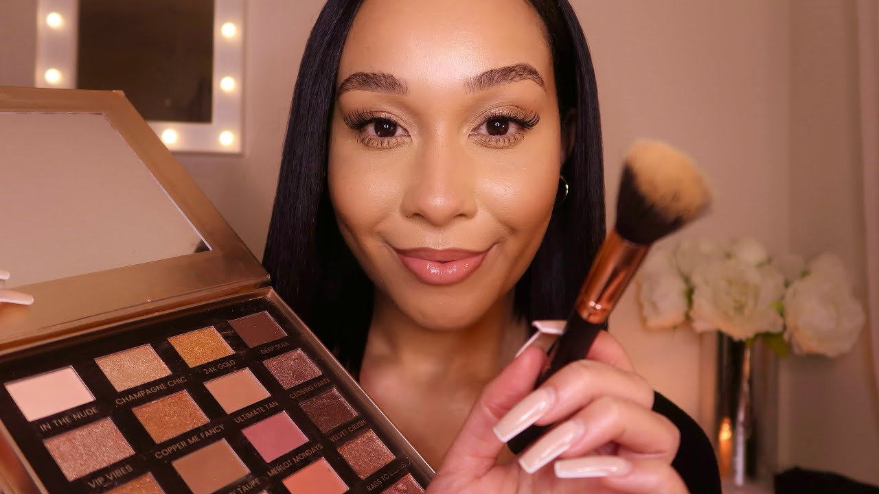 ASMR Makeup Artist Does Your Makeup Roleplay 🤎Makeup Triggers With Real Layered Sounds