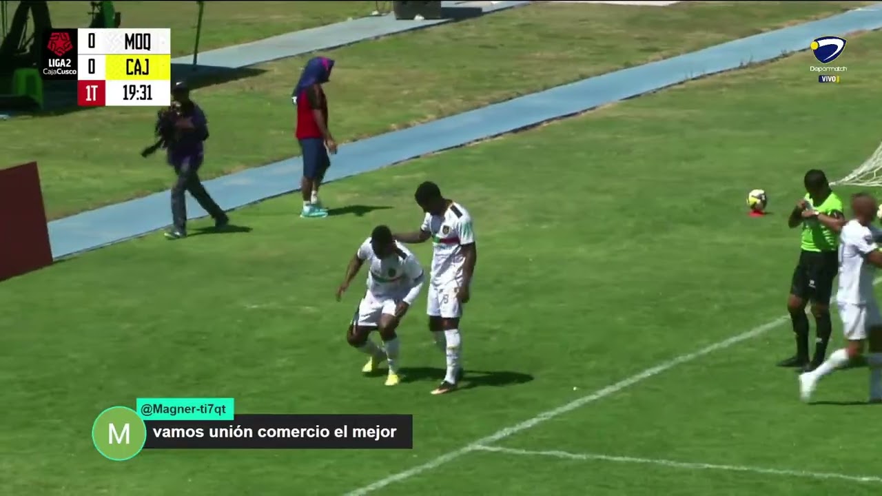 El gol de Collazos para CD Moquegua en la final de ida de la liga 2 contra FC Cajamarca