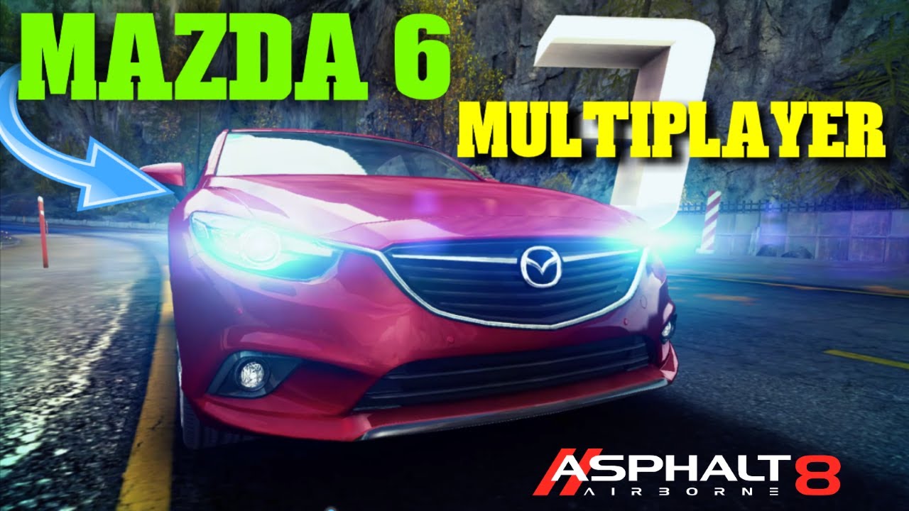 I know it was free 🤔, But is it worth it? - Asphalt 8 Airborne: Mazda 6 Multiplayer test