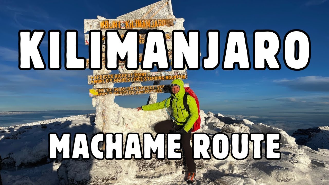 Kilimanjaro (Uhuru Peak) - 5895 mt - Machame Route in 6 giorni - VLOG 4K