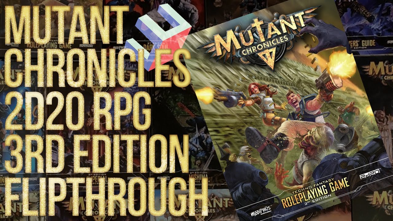 The Mutant Chronicles Third Edition RPG Flipthrough - Humble Bundle Final Week!