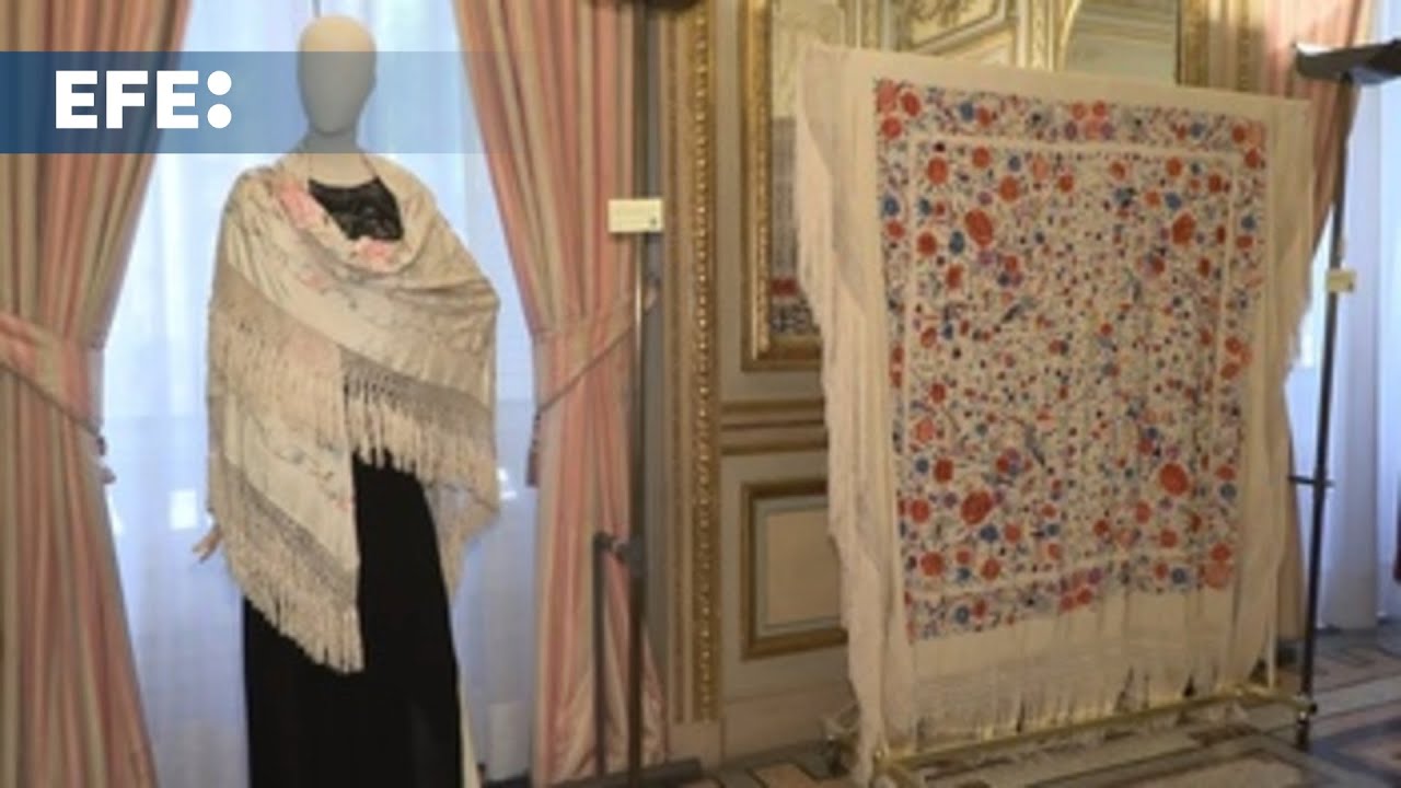 Una exposición en Madrid reúne 80 icónicos mantones de Manila: de la Infanta Elena a Imperio Argenti
