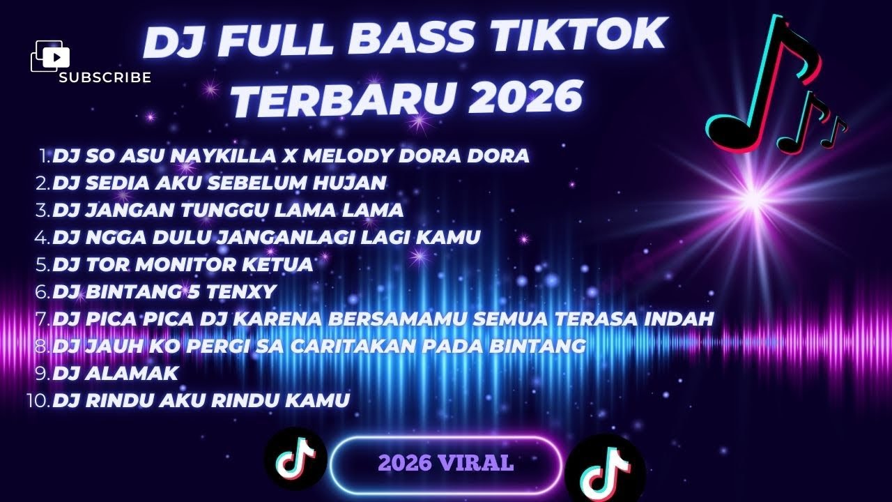 TANPA IKLAN | DJ TIKTOK TERBARU 2026🎵DJ SO ASU NAYKILLA X MELODY DORA DORA ASIIIKKK BANGET