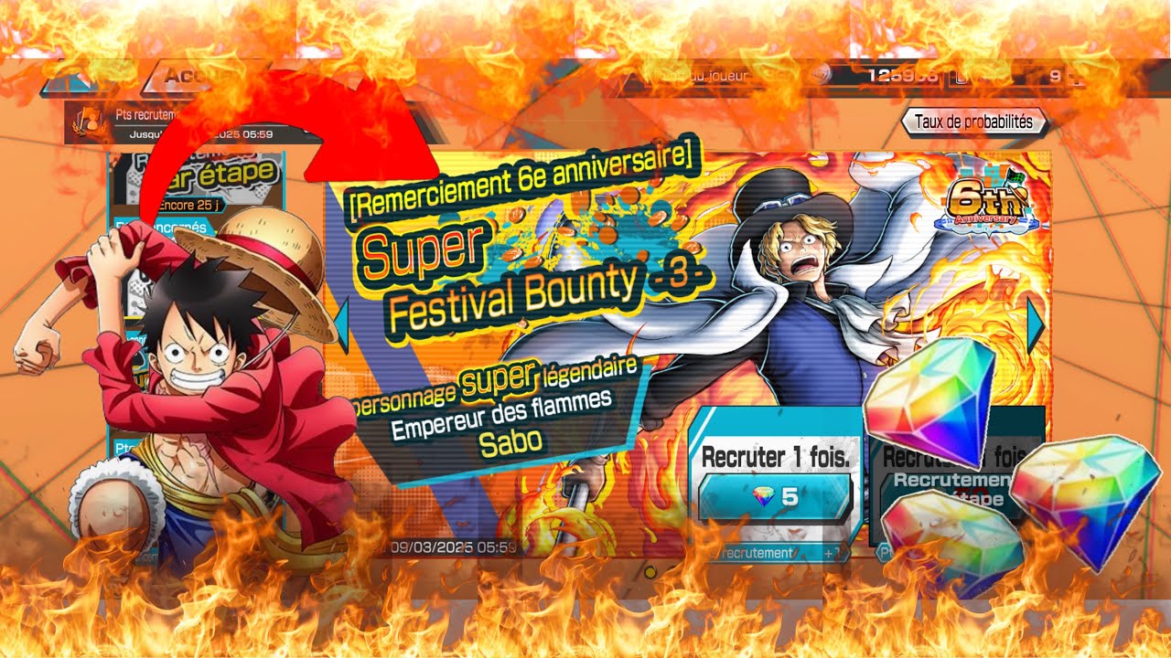 INVOCATION SABO🔥!JE VAIS CHOPER PAR LE COLBAC LE STAGIAIRE NAMCO 😂 |ONE PIECE BOUNTY RUSH