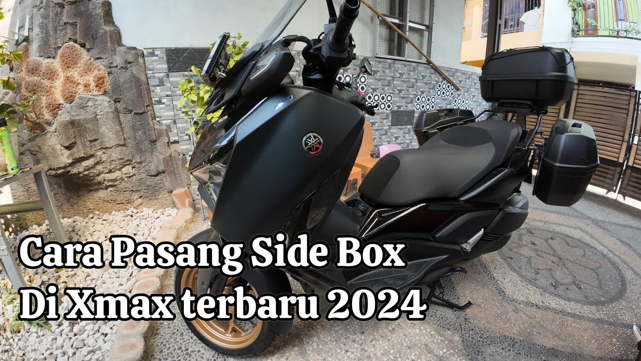 Moto Camping bawaan Banyak ini solusinya Modifikasi Yamaha XMAX Pakai Side Box dan Top Box GIVI