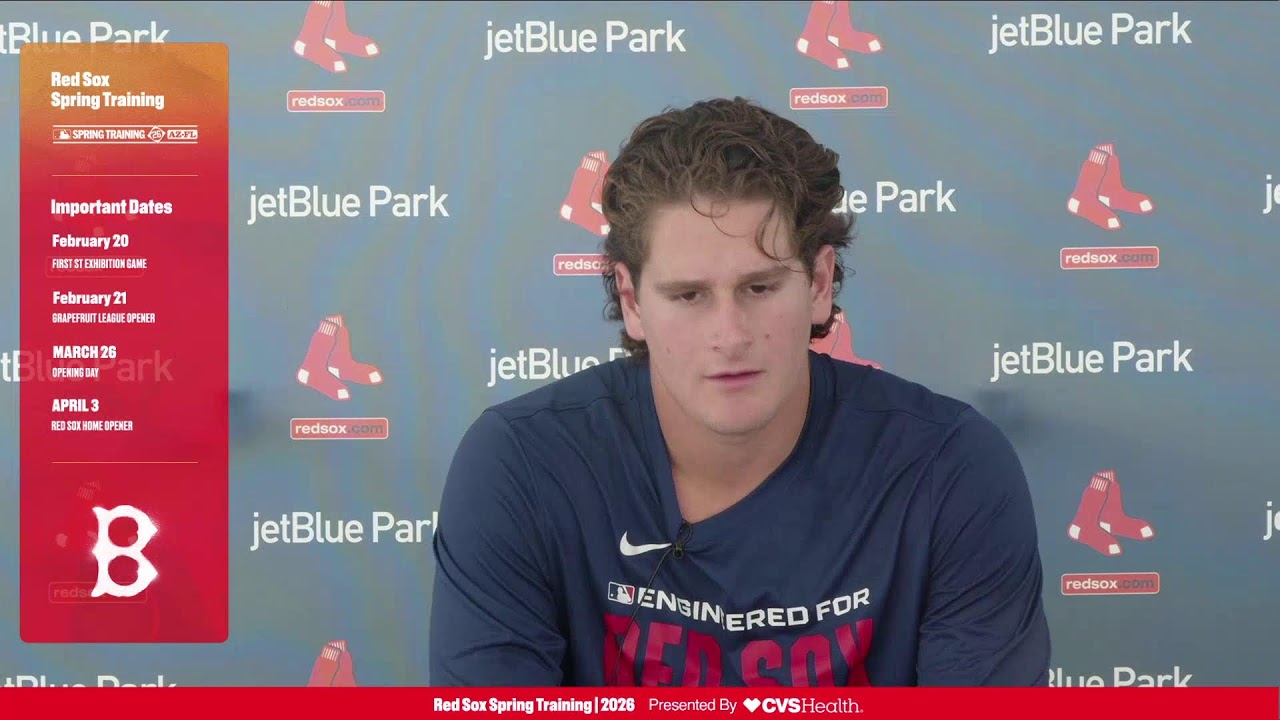 LIVE: Roman Anthony Speaks with the Media