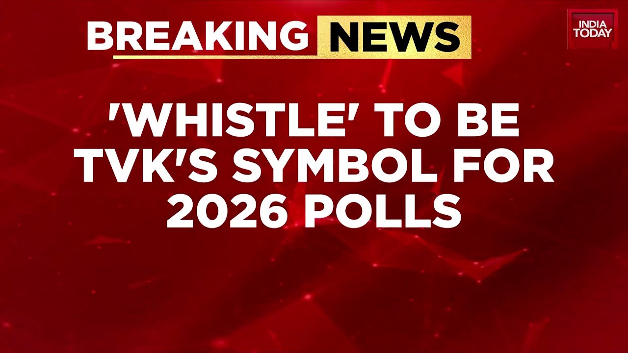 Breaking: Party Celebrates As EC Allots 'Whistle' Symbol To Vijay's TVK For Tamil Nadu 2026 Polls