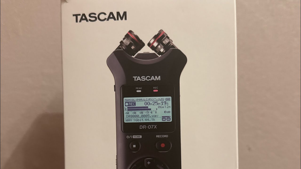 АСМР РАСПАКОВКА РЕКОРДЕРА TASCAM DR-07X