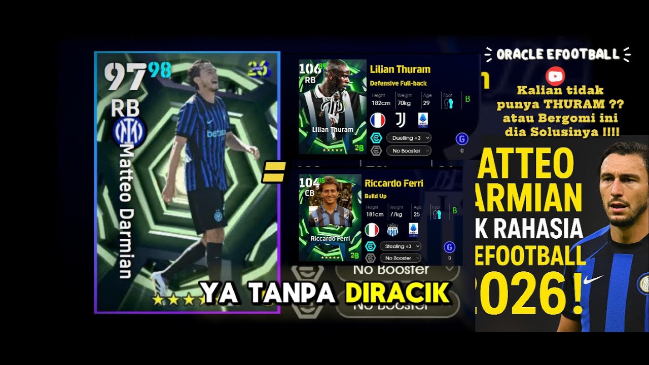 Alternatif Elegan Thuram & Bergomi? Darmian Jawabannya!
