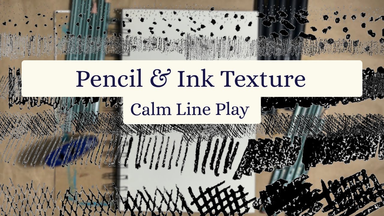 Graphite & Fine-liner Texture Study ✏️ Lines, Dots & Shading | Calm Creative Session